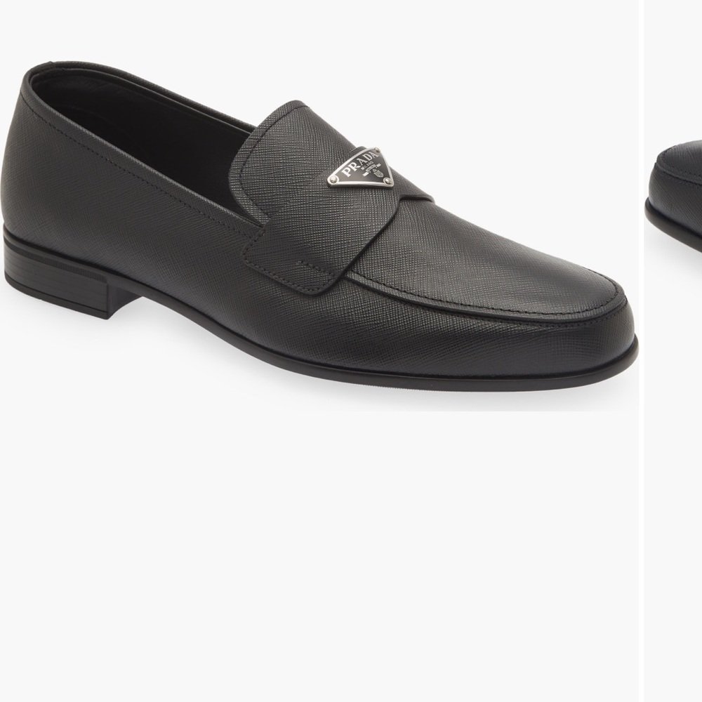Men’s Prada “Calzature Uomo” black Saffiano leather Loafers - Picture 7 of 8
